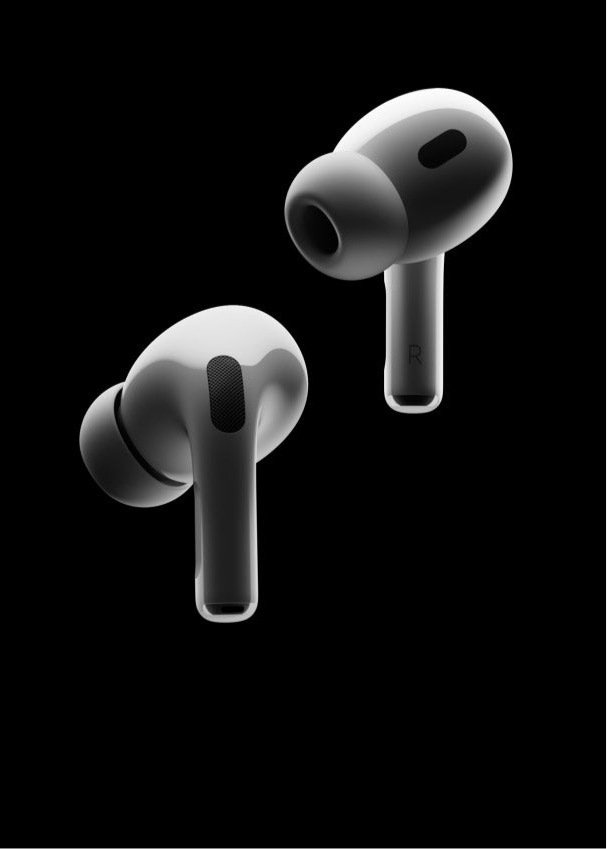 Apple Air-pods Pro with Wireless Charging Case with Sensor Enabled Bluetooth Headset (White, True Wireless)