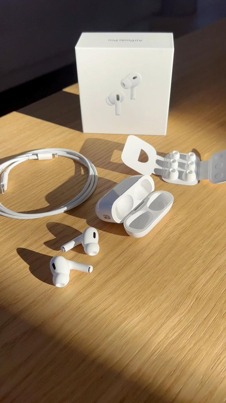 Apple Air-pods Pro with Wireless Charging Case with Sensor Enabled Bluetooth Headset (White, True Wireless)